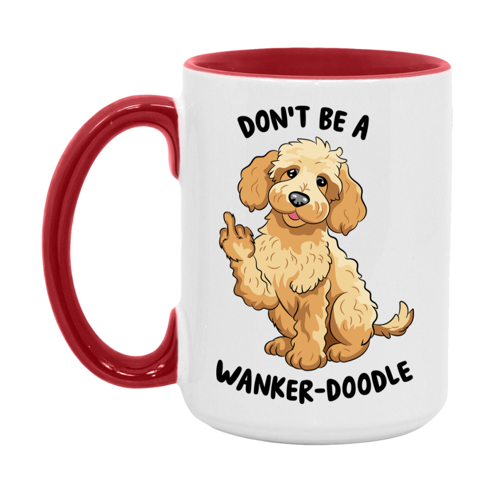 Don’t Be A Wanker Doodle Mug, 11Oz Or 15Oz Coffee Cup