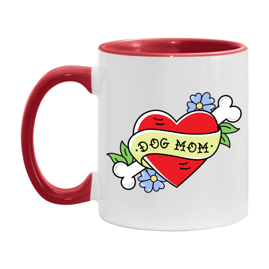 Dog Mom Mug, Mom Coffee Mug Gift For Mother's Day