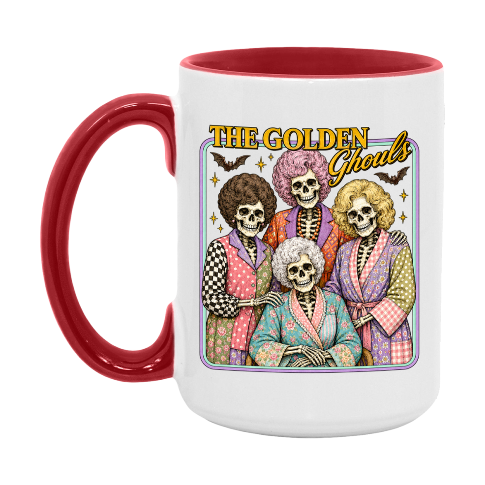 The Golden Ghouls Mug - Halloween Coffee Mug, 11Oz Or 15Oz Ceramic Cup
