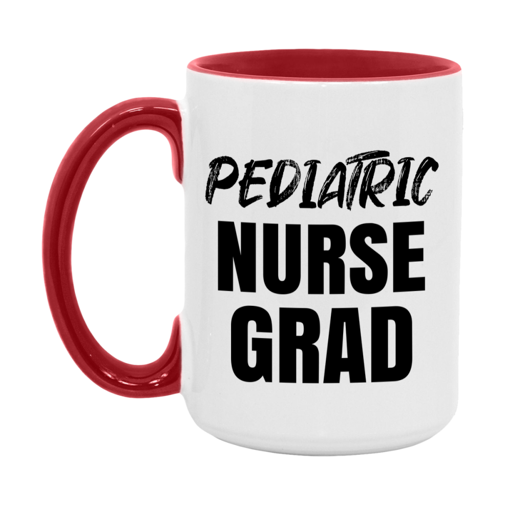 Pediatric Nurse Grad Coffee Mug - Ceramic Nursing Graduation Gift