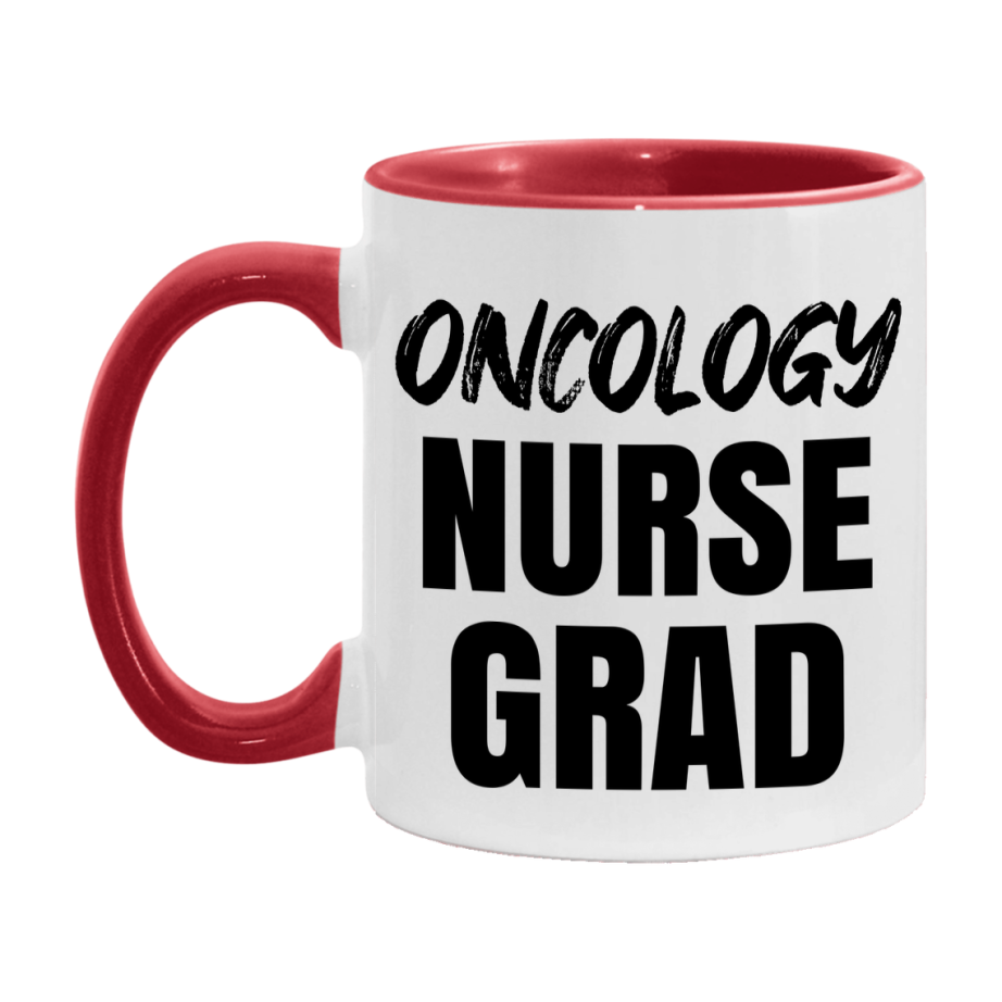 Oncology Nurse Grad Coffee Mug - Ceramic Nursing Graduation Gift