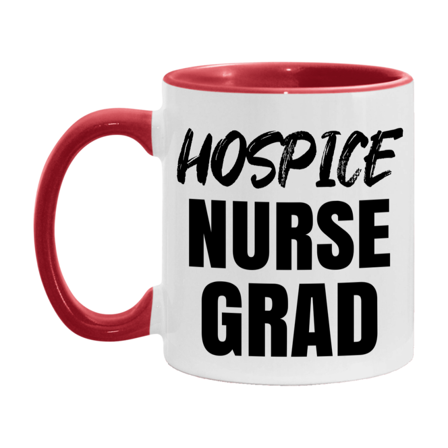 Hospice Nurse Grad Coffee Mug - Ceramic Nursing Graduation Gift