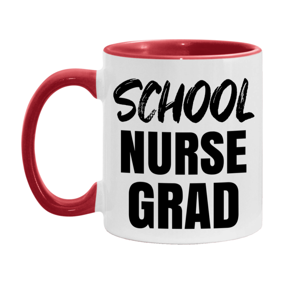 School Nurse Grad Coffee Mug - Ceramic Nursing Graduation Gift
