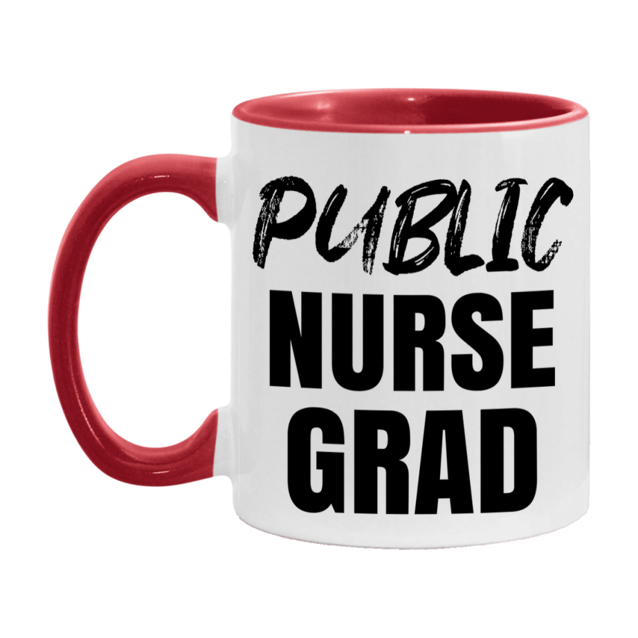 Public Nurse Grad Coffee Mug - Ceramic Nursing Graduation Gift