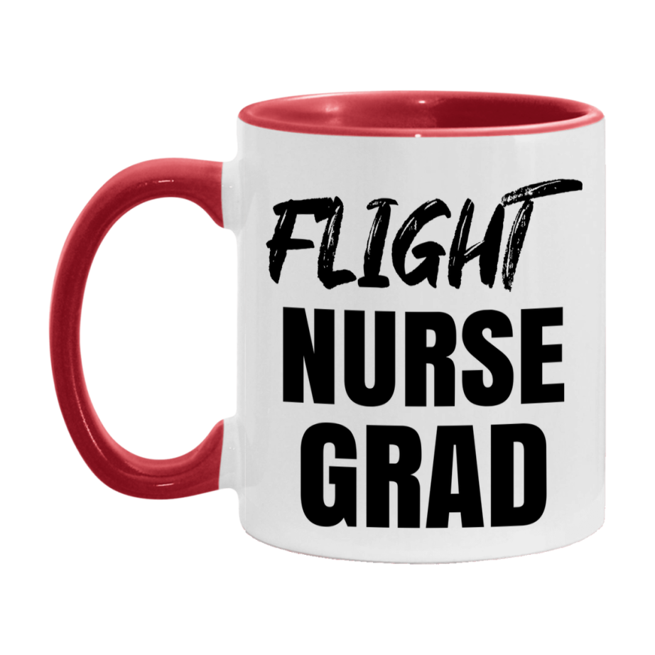 Flight Nurse Grad Coffee Mug - Ceramic Nursing Graduation Gift