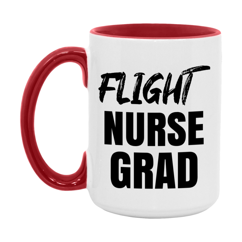 Flight Nurse Grad Coffee Mug - Ceramic Nursing Graduation Gift
