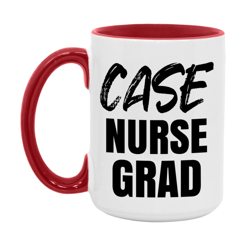 Case Nurse Grad Coffee Mug - Ceramic Nursing Graduation Gift