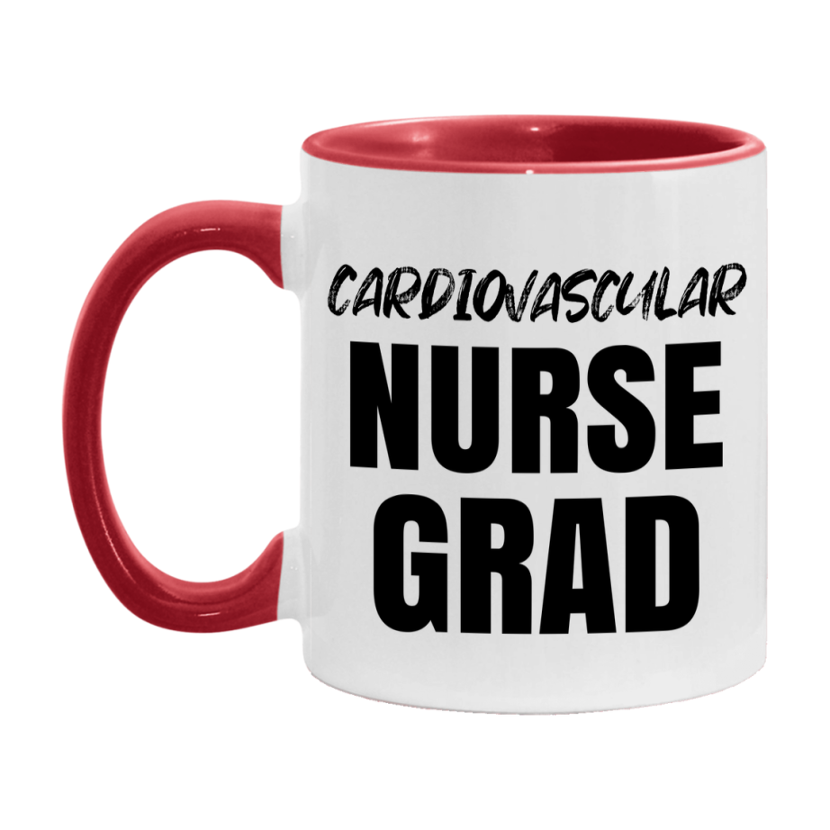 Cardiovascular Nurse Grad Coffee Mug - Ceramic Nursing Graduation Gift